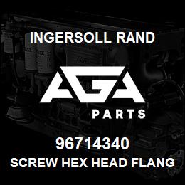 96714340 Ingersoll Rand SCREW HEX HEAD FLANGE M6 X 25.0 LONG | AGA Parts