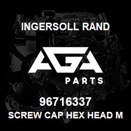 96716337 Ingersoll Rand SCREW CAP HEX HEAD M20X60MMLG-PLATED | AGA Parts