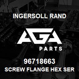 96718663 Ingersoll Rand SCREW FLANGE HEX SERRATED M10* 30LG | AGA Parts