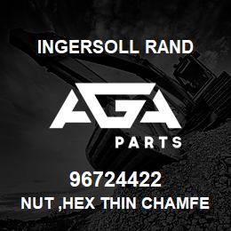 96724422 Ingersoll Rand NUT ,HEX THIN CHAMFERED M12X 1.5 | AGA Parts