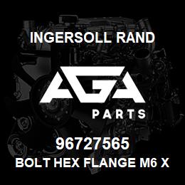 96727565 Ingersoll Rand BOLT HEX FLANGE M6 X 10 LONG | AGA Parts