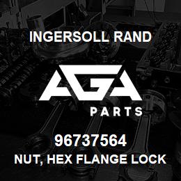 96737564 Ingersoll Rand NUT, HEX FLANGE LOCK M6 SERRATED | AGA Parts