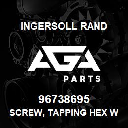 96738695 Ingersoll Rand SCREW, TAPPING HEX WASHER HEAD M6 X 16 LONG | AGA Parts