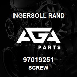 97019251 Ingersoll Rand SCREW | AGA Parts