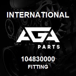 104830000 International FITTING | AGA Parts