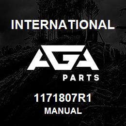 1171807R1 International MANUAL | AGA Parts