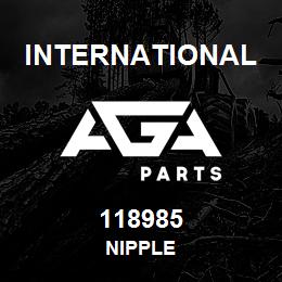 118985 International NIPPLE | AGA Parts