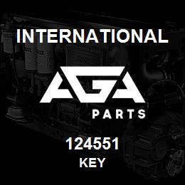 124551 International KEY | AGA Parts