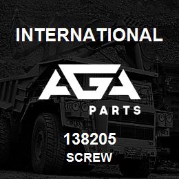 138205 International SCREW | AGA Parts