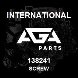 138241 International SCREW | AGA Parts