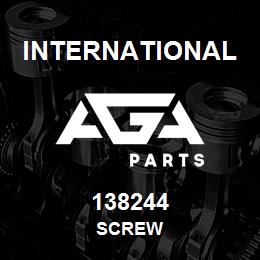 138244 International SCREW | AGA Parts