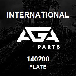 140200 International PLATE | AGA Parts