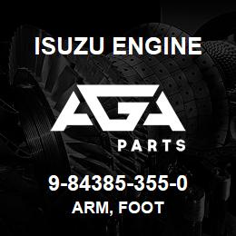 9-84385-355-0 Isuzu Diesel ARM, FOOT | AGA Parts