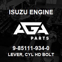 9-85111-934-0 Isuzu Diesel LEVER, CYL HD BOLT | AGA Parts