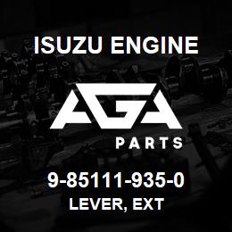 9-85111-935-0 Isuzu Diesel LEVER, EXT | AGA Parts