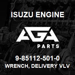 9-85112-501-0 Isuzu Diesel WRENCH, DELIVERY VLV | AGA Parts