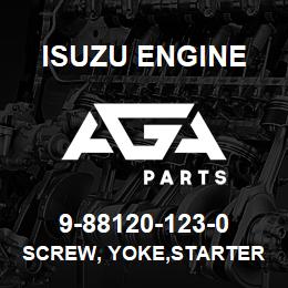 9-88120-123-0 Isuzu Diesel SCREW, YOKE,STARTER | AGA Parts