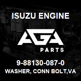 9-88130-087-0 Isuzu Diesel WASHER, CONN BOLT,VAC PUMP | AGA Parts