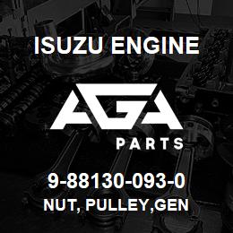 9-88130-093-0 Isuzu Diesel NUT, PULLEY,GEN | AGA Parts