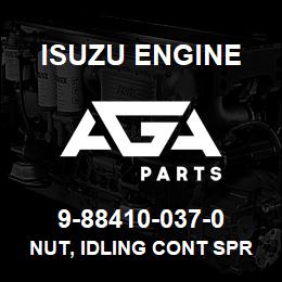 9-88410-037-0 Isuzu Diesel NUT, IDLING CONT SPRING,GOV | AGA Parts