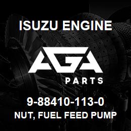 9-88410-113-0 Isuzu Diesel NUT, FUEL FEED PUMP FIX | AGA Parts