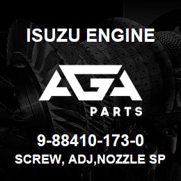 9-88410-173-0 Isuzu Diesel SCREW, ADJ,NOZZLE SPRING,NOZZLE HOLDER | AGA Parts