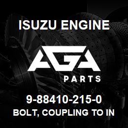 9-88410-215-0 Isuzu Diesel BOLT, COUPLING TO INJ PUMP | AGA Parts