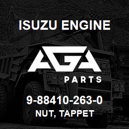 9-88410-263-0 Isuzu Diesel NUT, TAPPET | AGA Parts