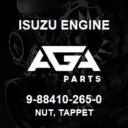 9-88410-265-0 Isuzu Diesel NUT, TAPPET | AGA Parts