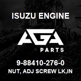 9-88410-276-0 Isuzu Diesel NUT, ADJ SCREW LK,INJ PUMP GOV | AGA Parts