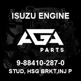 9-88410-287-0 Isuzu Diesel STUD, HSG BRKT,INJ PUMP | AGA Parts