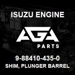 9-88410-435-0 Isuzu Diesel SHIM, PLUNGER BARREL,INJ PUMP | AGA Parts