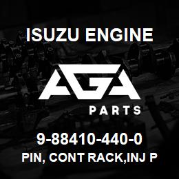 9-88410-440-0 Isuzu Diesel PIN, CONT RACK,INJ PUMP | AGA Parts