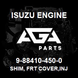 9-88410-450-0 Isuzu Diesel SHIM, FRT COVER,INJ PUMP HSG | AGA Parts