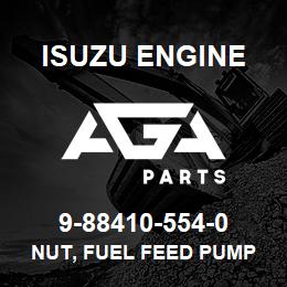 9-88410-554-0 Isuzu Diesel NUT, FUEL FEED PUMP FIX | AGA Parts