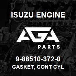 9-88510-372-0 Isuzu Diesel GASKET, CONT CYL | AGA Parts