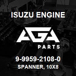 9-9959-2108-0 Isuzu Diesel SPANNER, 10X8 | AGA Parts