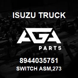 8944035751 Isuzu Truck SWITCH ASM,273 | AGA Parts