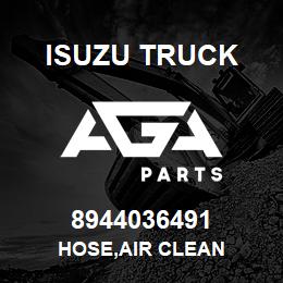 8944036491 Isuzu Truck HOSE,AIR CLEAN | AGA Parts