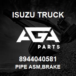 8944040581 Isuzu Truck PIPE ASM,BRAKE | AGA Parts