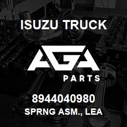 8944040980 Isuzu Truck SPRNG ASM., LEA | AGA Parts