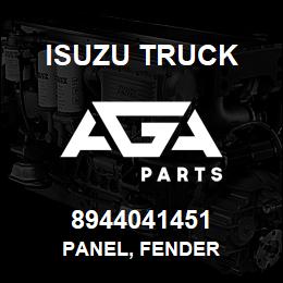 8944041451 Isuzu Truck PANEL, FENDER | AGA Parts