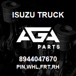 8944047670 Isuzu Truck PIN,WHL,FRT,RH | AGA Parts