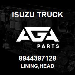 8944397128 Isuzu Truck LINING,HEAD | AGA Parts