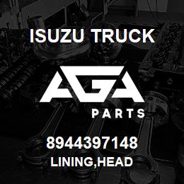 8944397148 Isuzu Truck LINING,HEAD | AGA Parts