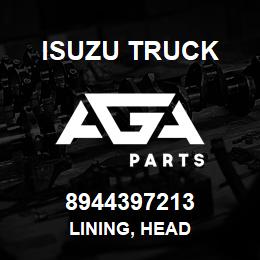 8944397213 Isuzu Truck LINING, HEAD | AGA Parts