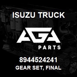 8944524241 Isuzu Truck GEAR SET, FINAL | AGA Parts