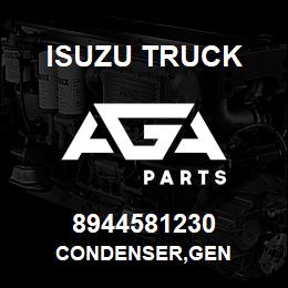 8944581230 Isuzu Truck CONDENSER,GEN | AGA Parts