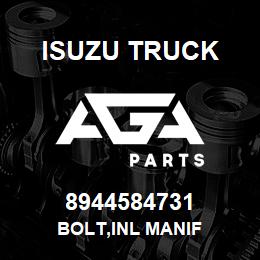 8944584731 Isuzu Truck BOLT,INL MANIF | AGA Parts