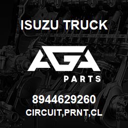 8944629260 Isuzu Truck CIRCUIT,PRNT,CL | AGA Parts